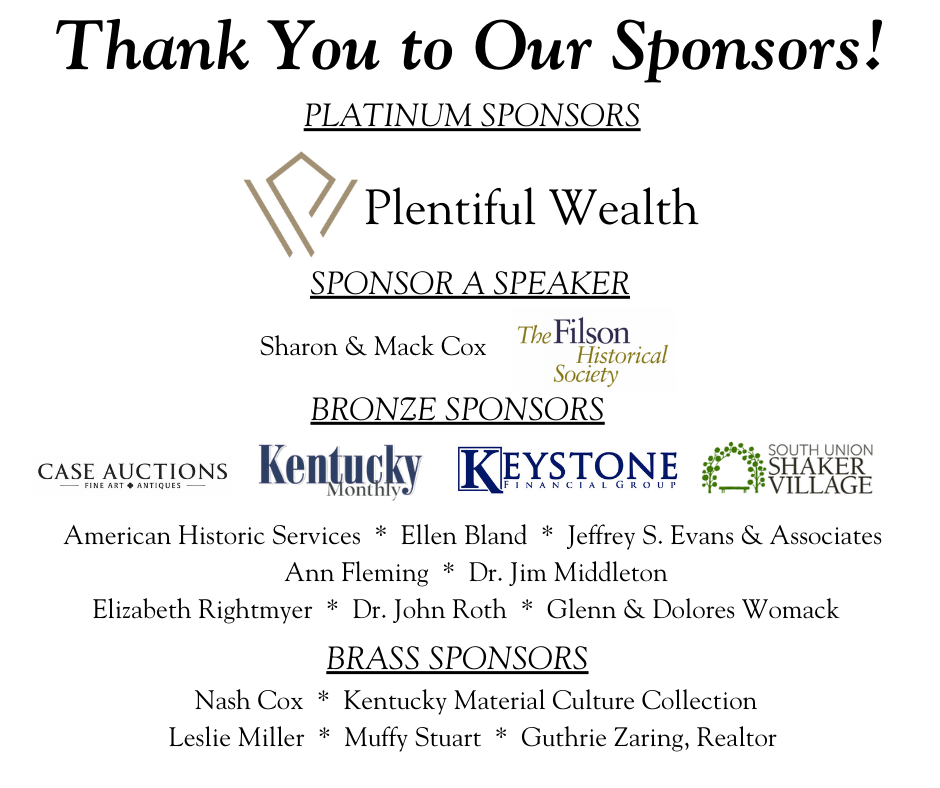 Symposium Sponsors as of 07/31/2024