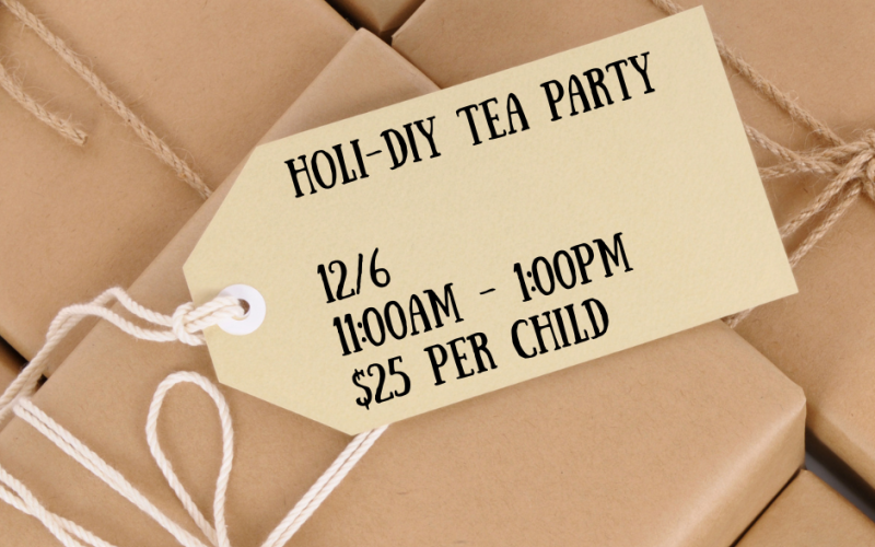 Holi-DIY Tea Party