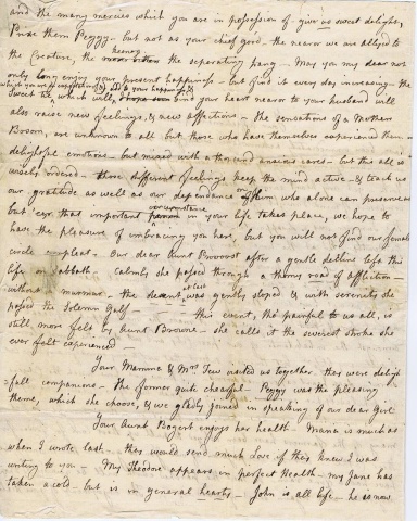 Aunt Varick Letter page 2 of 3